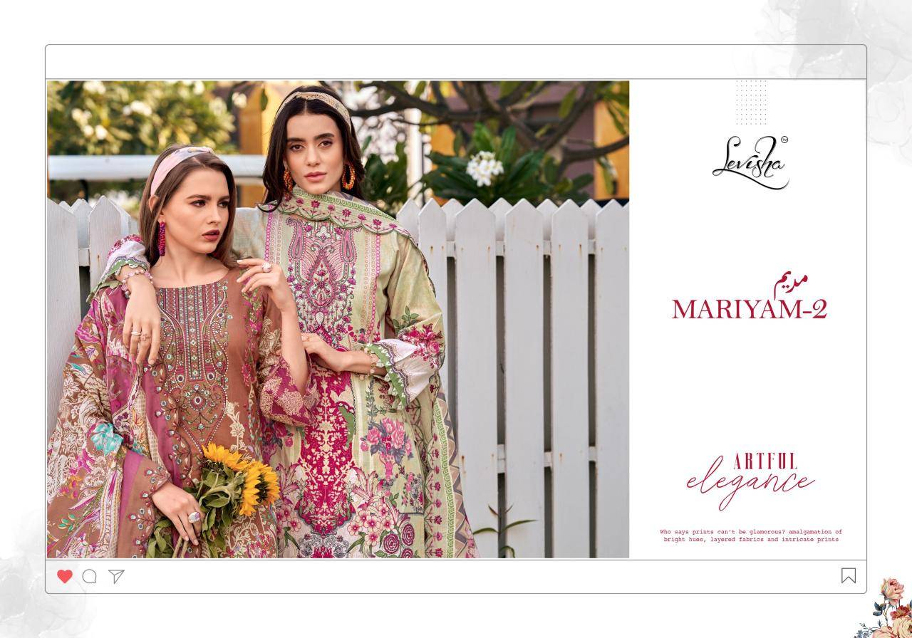 Levisha mariyam-2 Wholesale dress materials in Ahmedabad